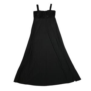 R&M Richards Sleeveless Sequin Bodice Maxi Formal Dress Size 6 Party HoCo Prom